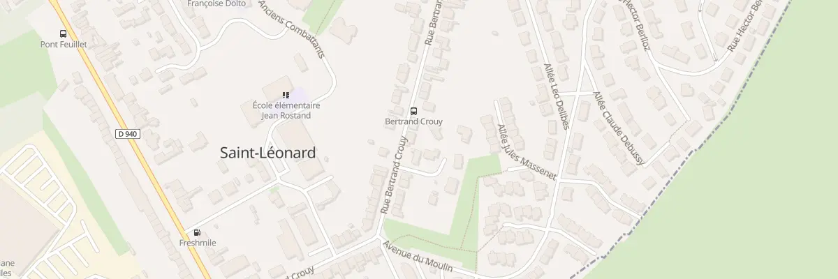 Plan du 44 Rue Bertrand Crouy à Saint-Léonard