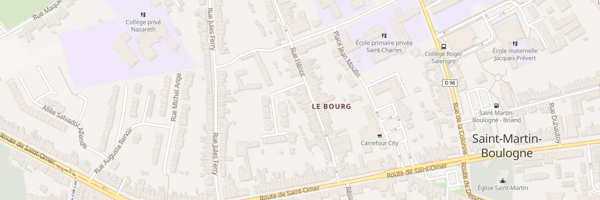 Plan du 45 Rue Henot à Saint-Martin-Boulogne