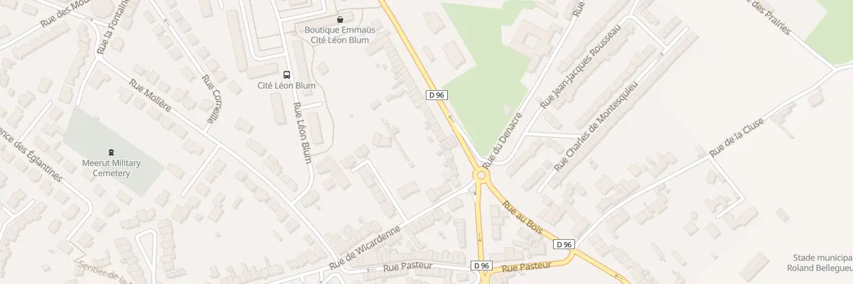 Plan du 25 Rue de Marlborough à Saint-Martin-Boulogne