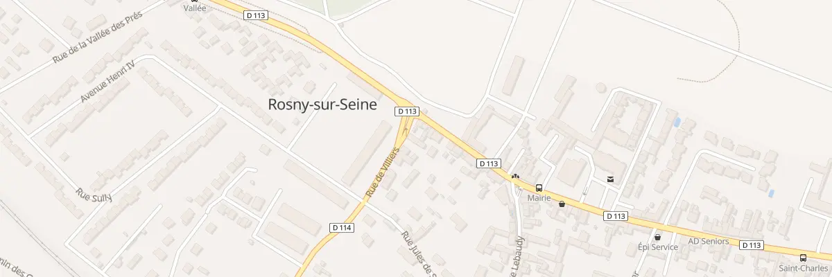 Plan du 3 Rue de Villiers à Rosny-sur-Seine