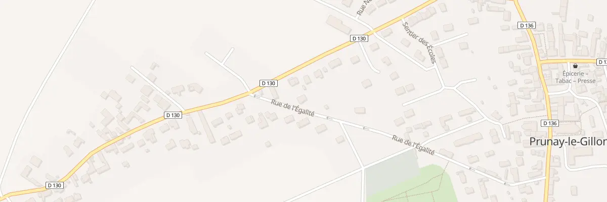 Plan du 16 Rue de l’Egalité à Prunay-le-Gillon