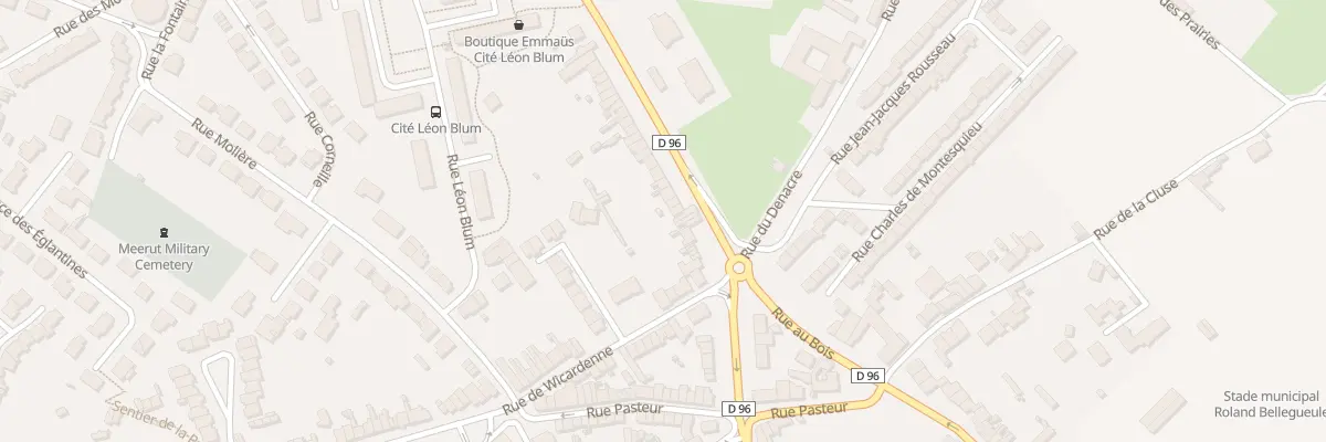 Plan du 21 Rue de Marlborough à Saint-Martin-Boulogne