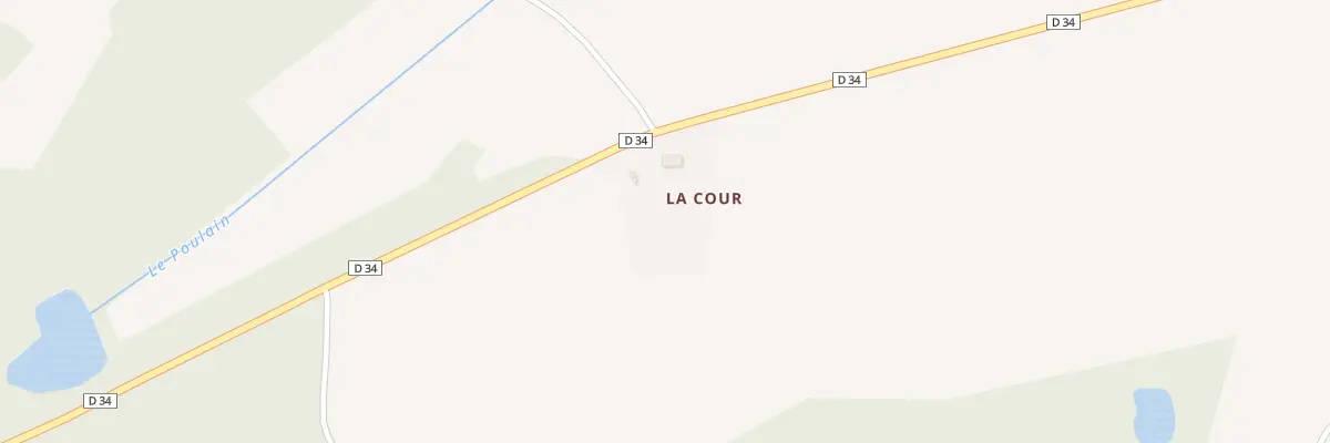 Plan du 5184 La Cour à Rouvres-les-Bois