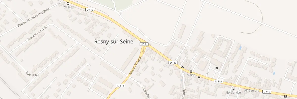 Plan du 109 Rue Nationale à Rosny-sur-Seine