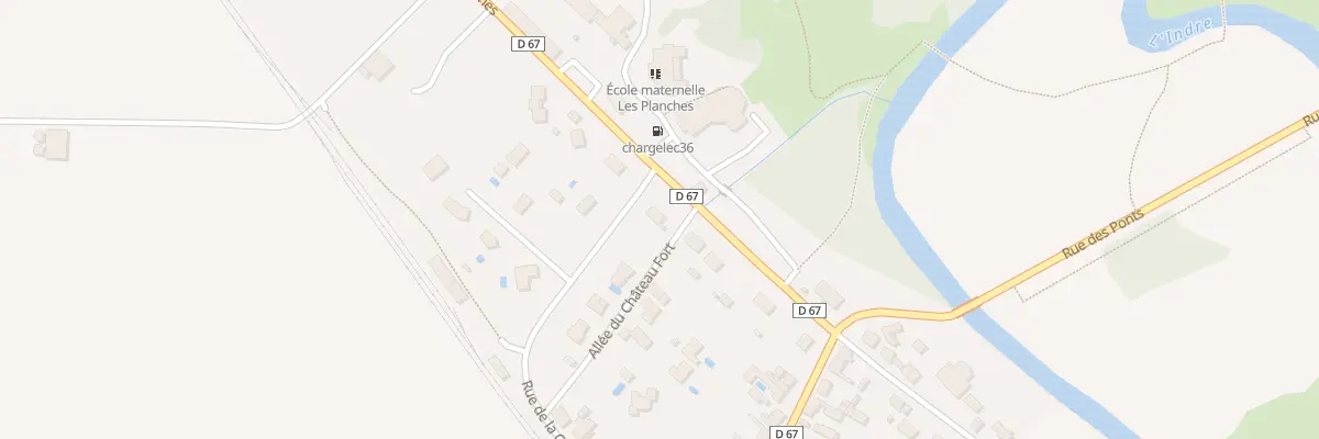 Plan du 1 Rue de la Gare à Saint-Maur