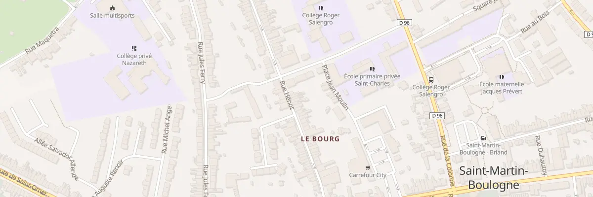 Plan du 68 Rue Henot à Saint-Martin-Boulogne