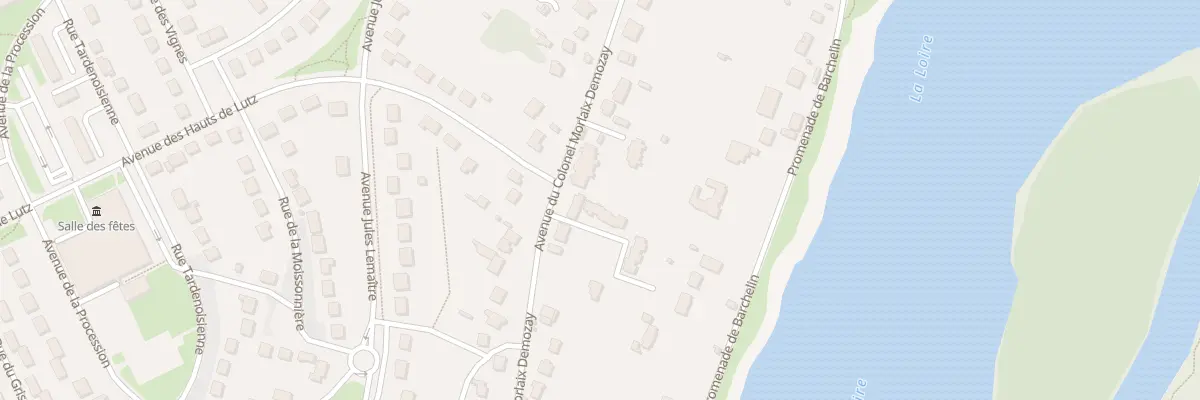 Plan du 11 Av du Col Morlaix Demozay à Beaugency