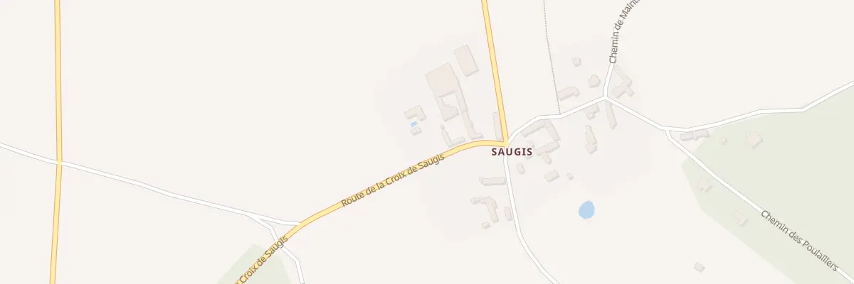 Plan du 6 Rte de la Croix de Saugis à Saint-Lucien