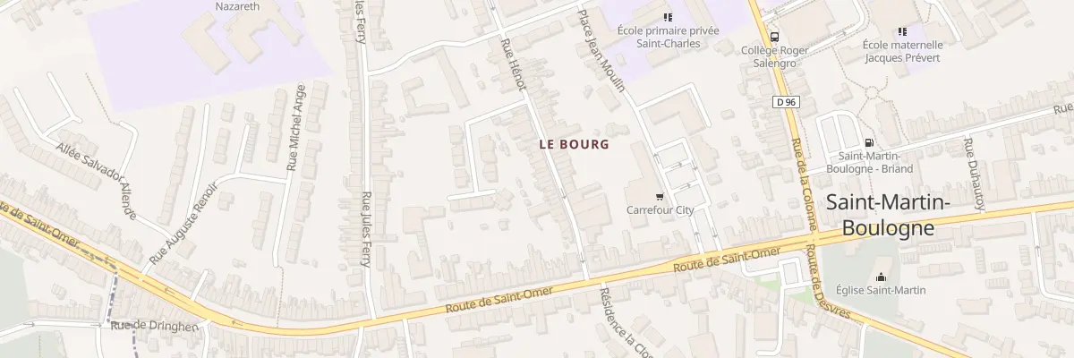 Plan du 25 Rue Henot à Saint-Martin-Boulogne