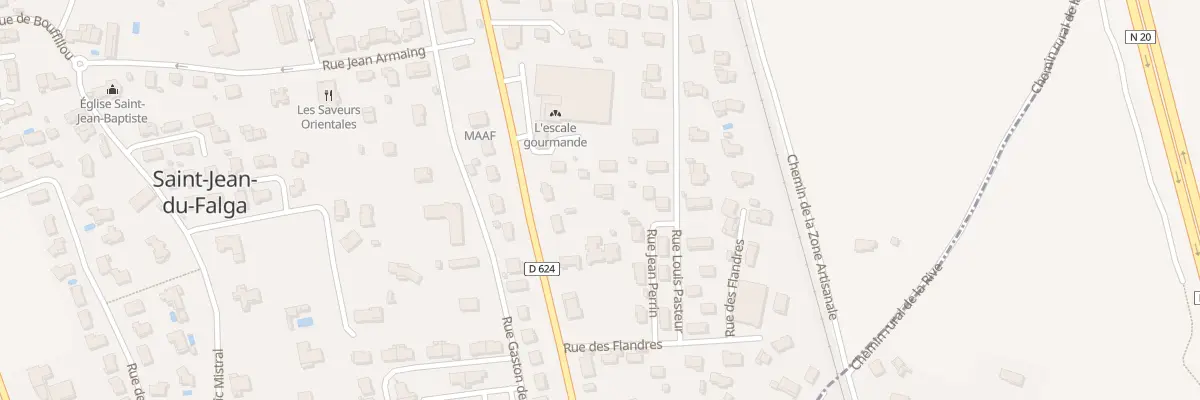 Plan du 41B Av des Pyrénées à Saint-Jean-du-Falga