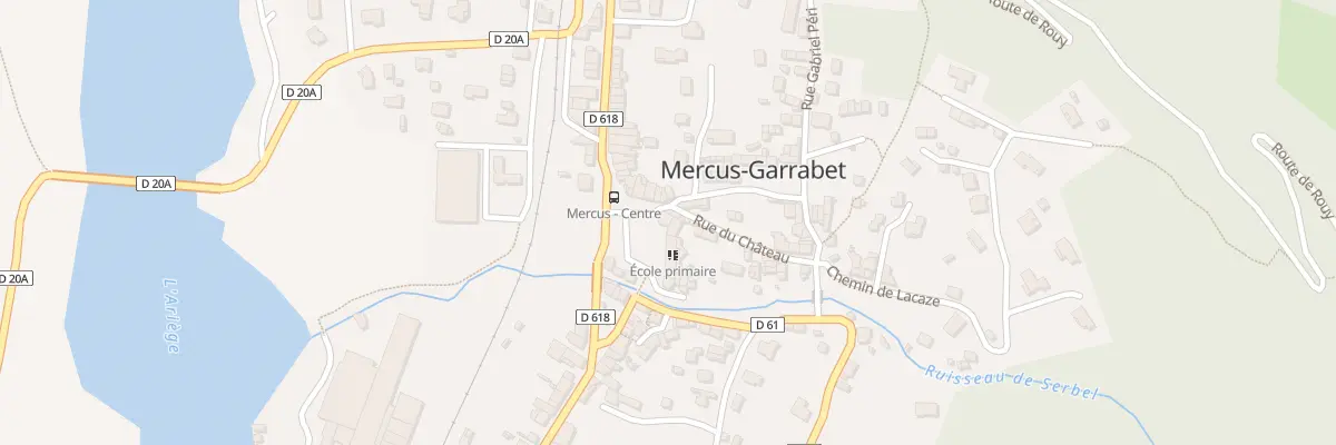 Plan du 18 Pl Jean Jaurés à Mercus-Garrabet