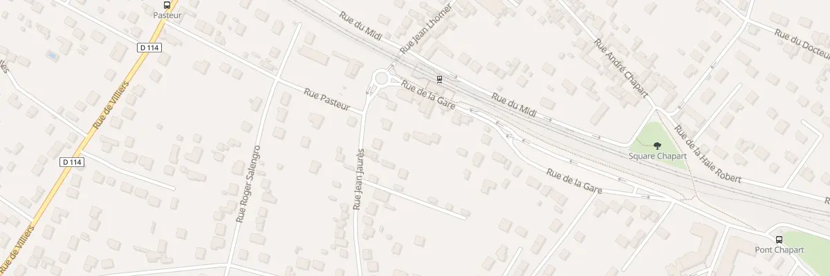 Plan du 6B Rue de la Gare à Rosny-sur-Seine