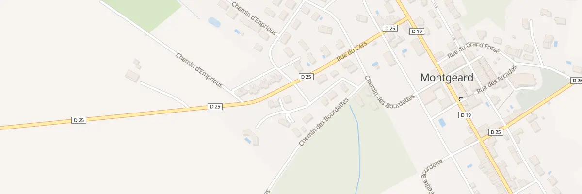 Plan du 43 Petite Bourdette à Montgeard
