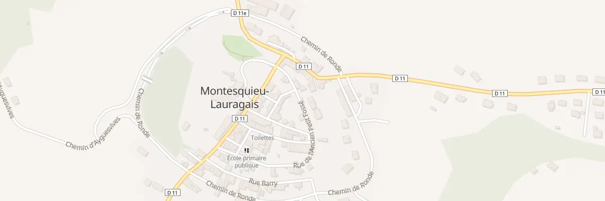 Plan du 9B Rue de l’Ancien Petit Fossé à Montesquieu-Lauragais