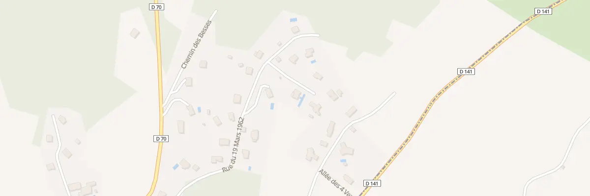 Plan du 60 Imp De L’Oree Des Bois à Malemort