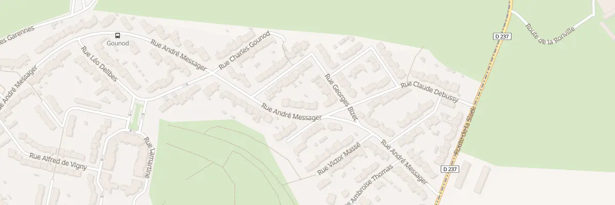 Plan du 99 Rue André Messager à Wimereux