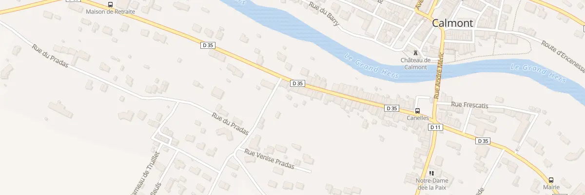Plan du 61 Rue de la République à Calmont