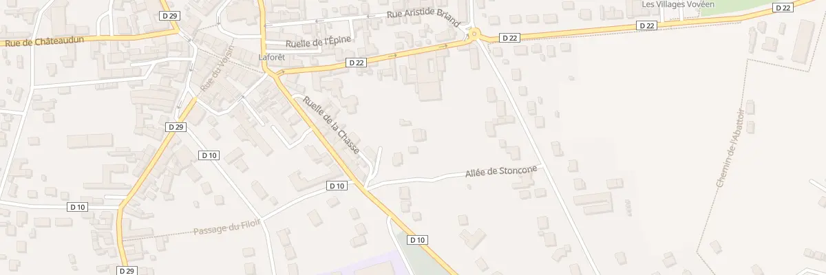 Plan du 1 Sen de la Chasse aux Villages Vovéens