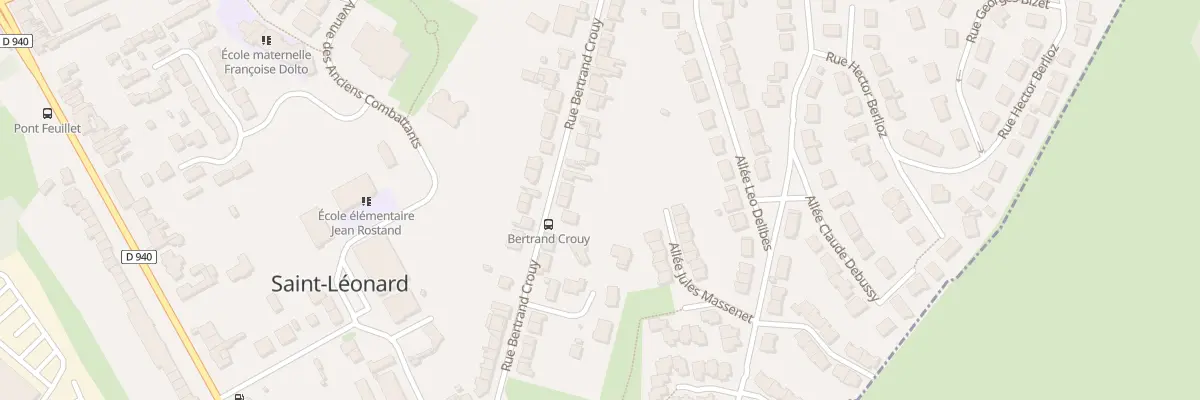Plan du 52 Rue Bertrand Crouy à Saint-Léonard