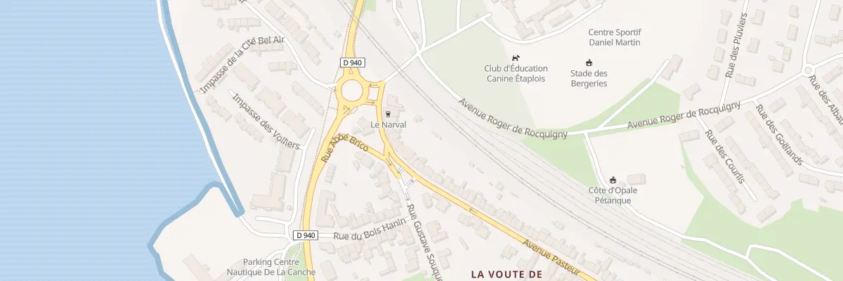 Plan du 192 Av Pasteur à Étaples