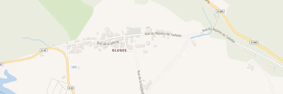 Plan du 5565 Gluges à Martel