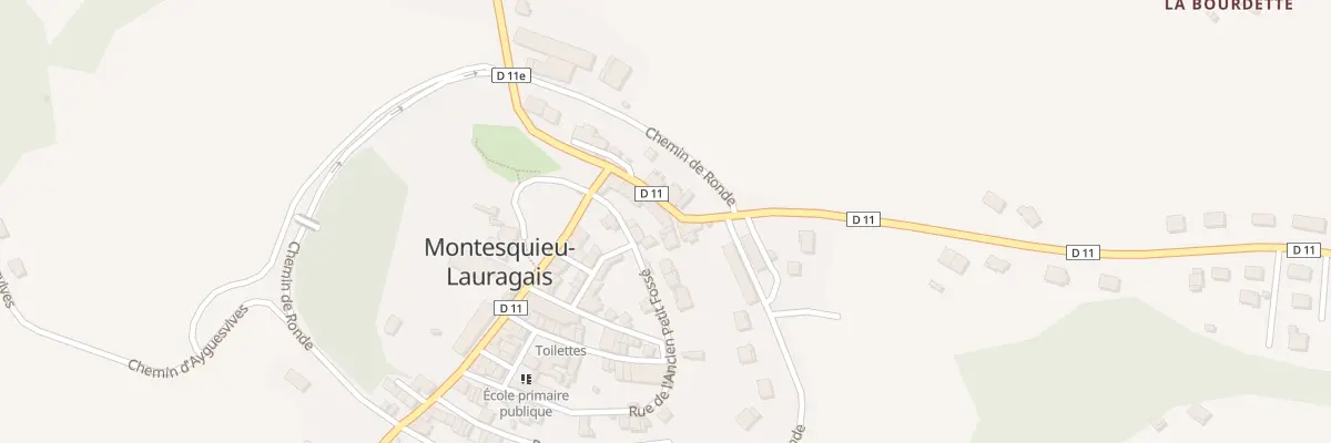 Plan du 10 Rue Pierre Paul Riquet à Montesquieu-Lauragais