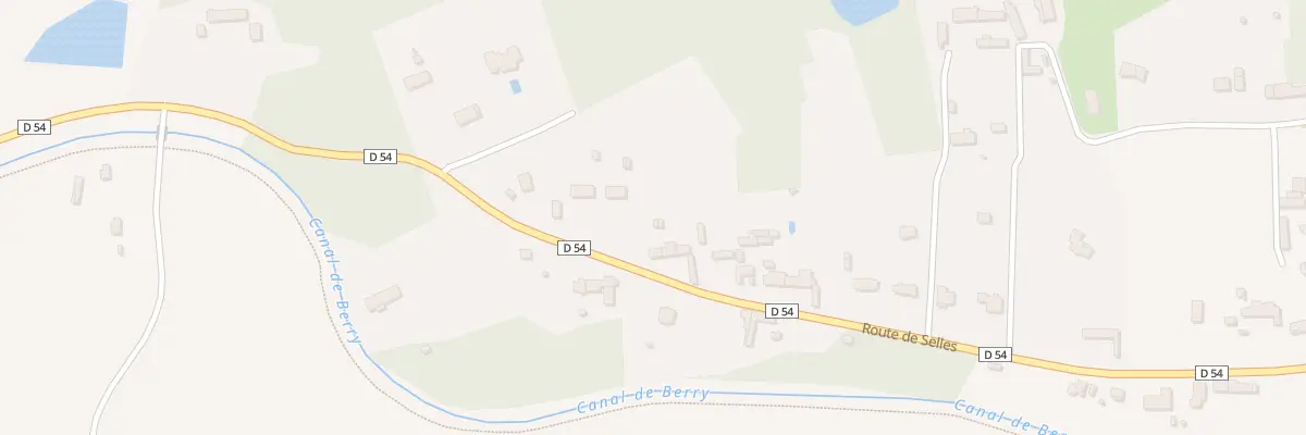 Plan du 110 Rte de Selles à Gièvres