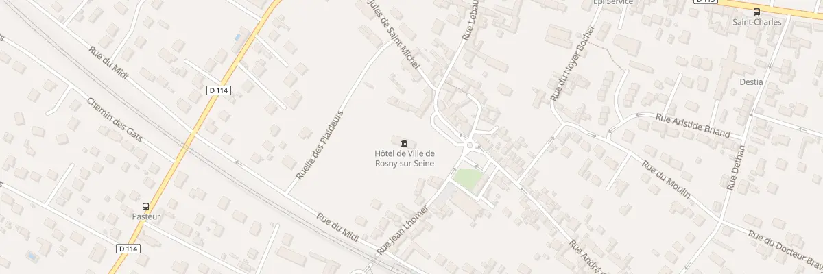 Plan du 30 Rue Lebaudy à Rosny-sur-Seine