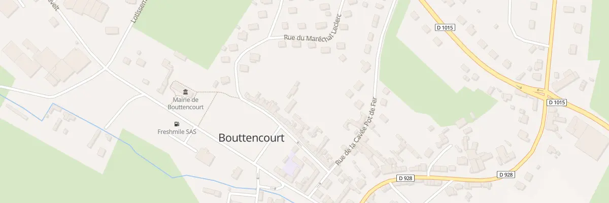 Plan du 19 Rue de la Mairie à Bouttencourt