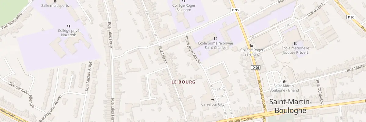 Plan du 58 Rue Henot à Saint-Martin-Boulogne