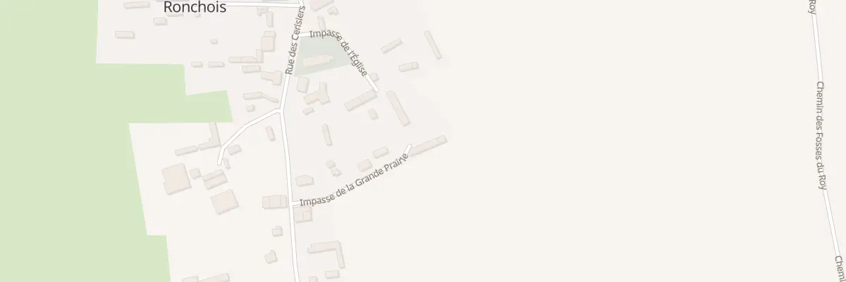 Plan du 2 Imp de la Grande Prairie à Ronchois