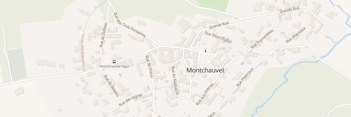 Plan du 2 Rue du Massacre à Montchauvet