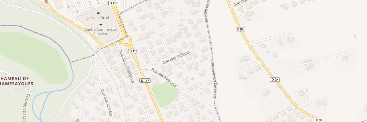 Plan du 8 Rue des Grillons à Montgailhard