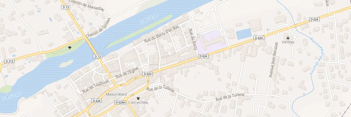 Plan du 15 Av du Huit Mai 1945 à Varilhes