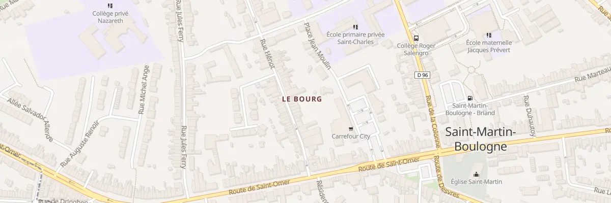 Plan du 36 Rue Henot à Saint-Martin-Boulogne