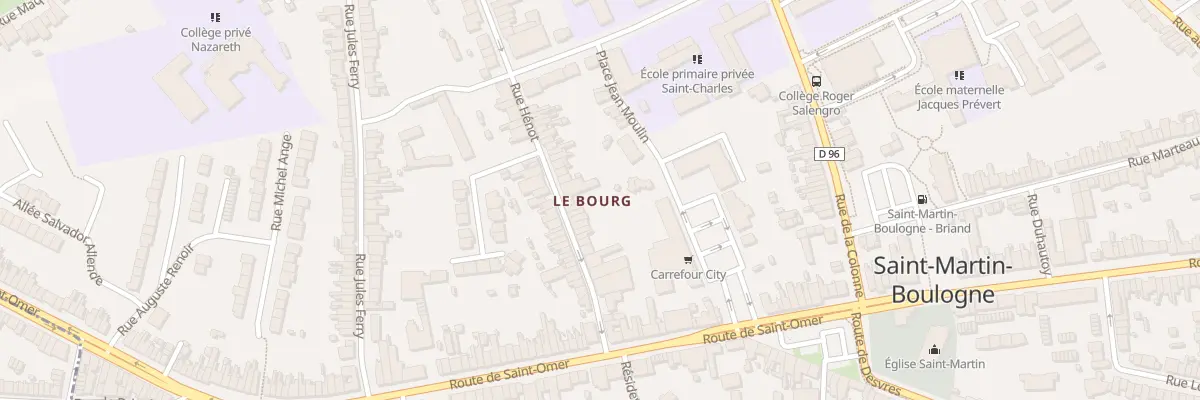 Plan du 38 Rue Henot à Saint-Martin-Boulogne