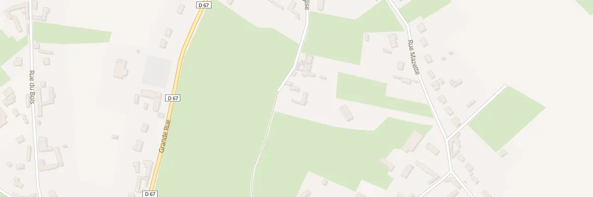 Plan du 10 Rue Derrière l’Eglise à Bouillancourt-en-Séry