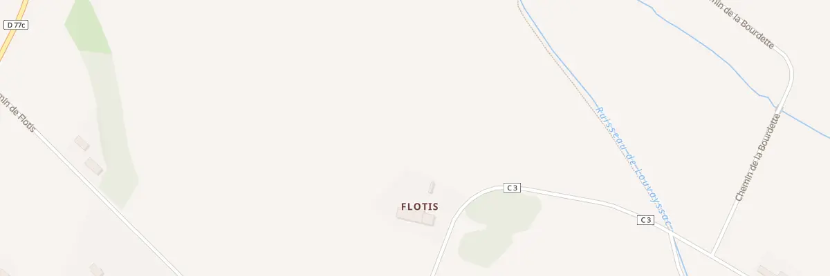 Plan du 15 Flotis à Gauré