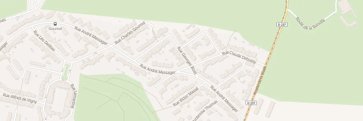 Plan du 105 Rue André Messager à Wimereux