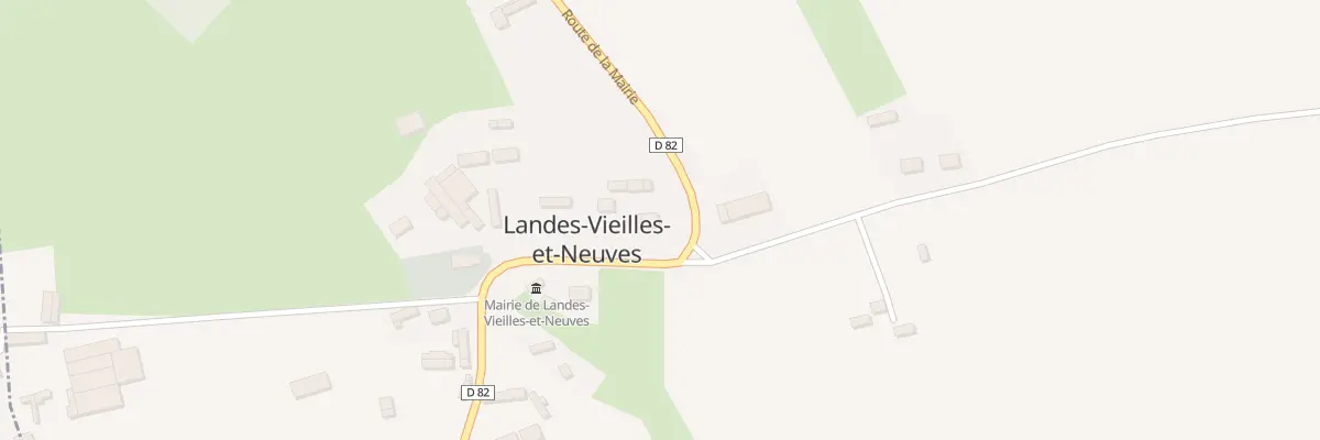 Plan du 5076 Le Bourg à Landes-Vieilles-et-Neuves