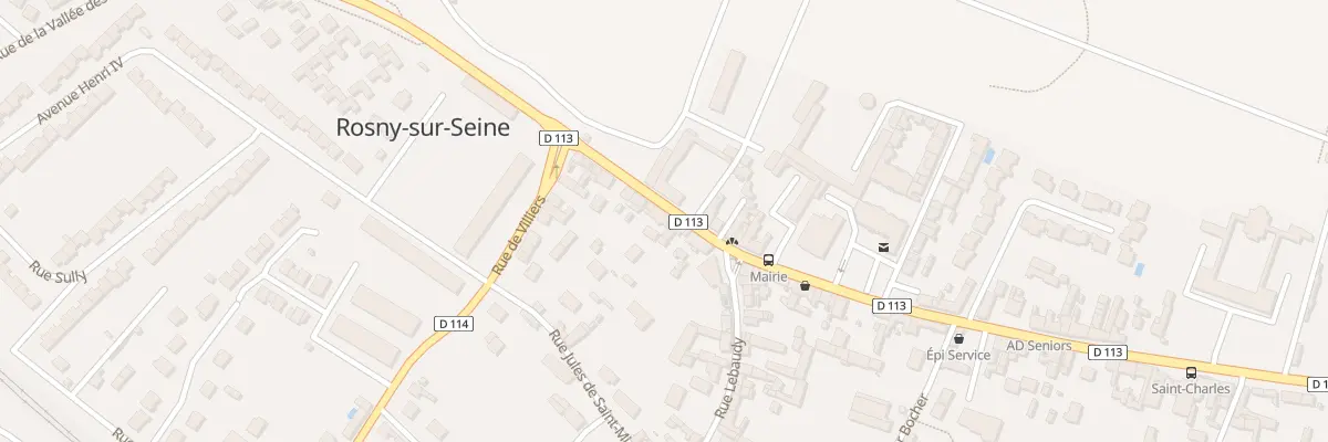Plan du 97 Rue Nationale à Rosny-sur-Seine