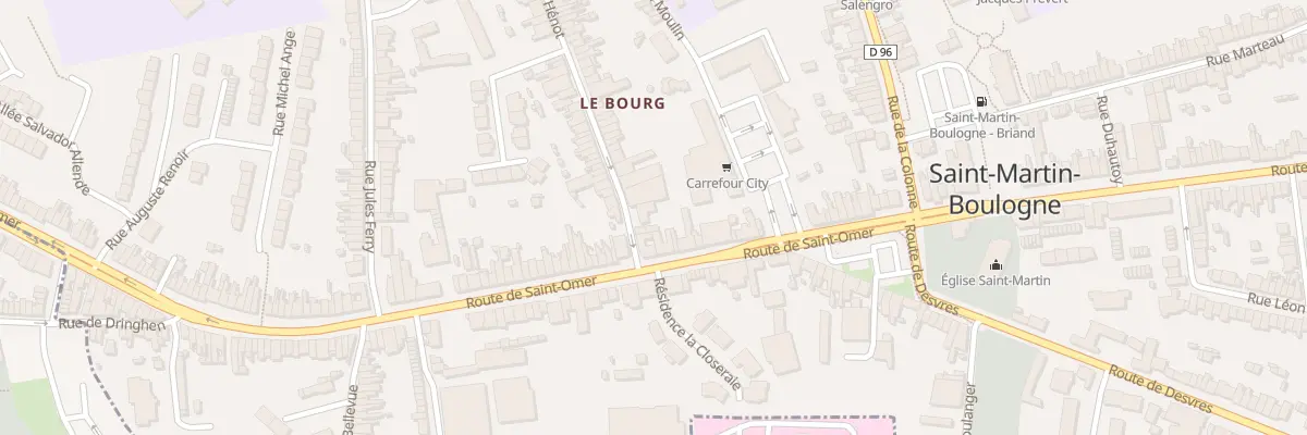 Plan du 8 Rue Henot à Saint-Martin-Boulogne