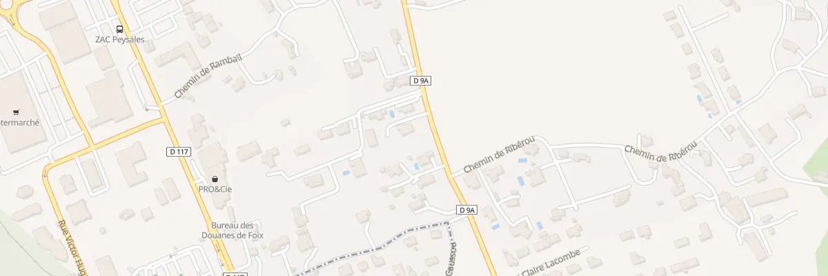 Plan du 35 Av de Roquefixade à Foix