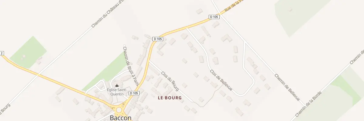 Plan du 120 Clos de Bellevue à Baccon