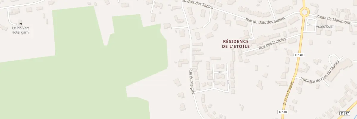 Plan du 160 Rue du Flaquet à Rang-du-Fliers