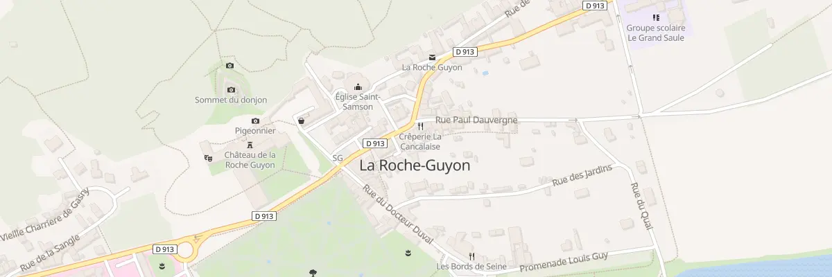 Plan du 14 Rue du Général Leclerc à La Roche-Guyon