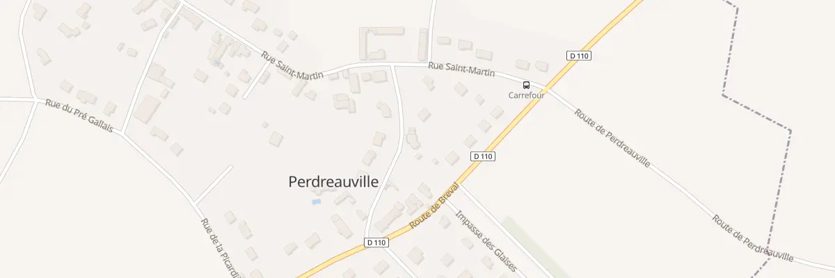 Plan du 5 Rue des Graviers à Perdreauville
