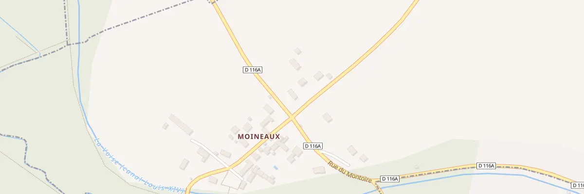 Plan de la Rue du Montoire à Gas