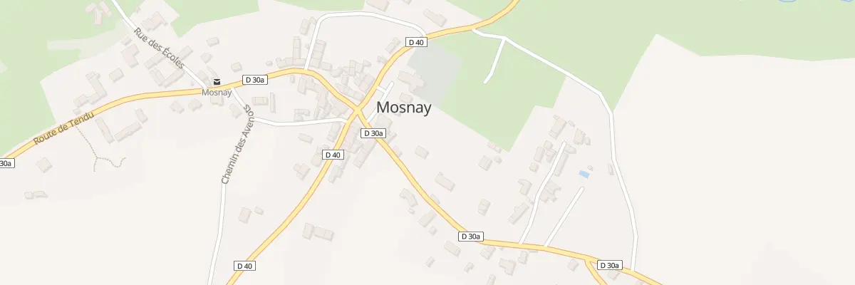 Plan du 3 Rue des Adenets à Mosnay