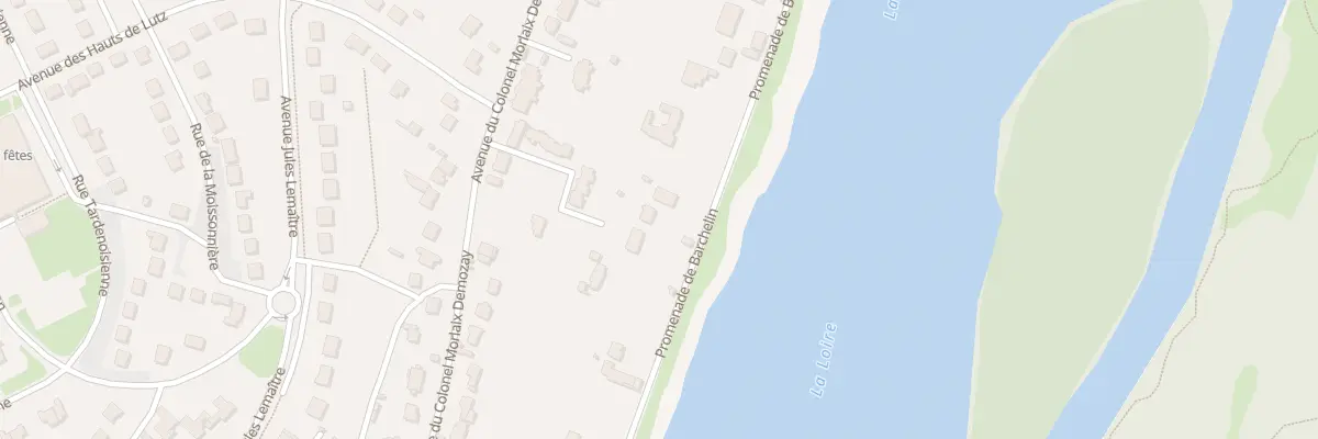 Plan du 24 Prom de Barchelin à Beaugency